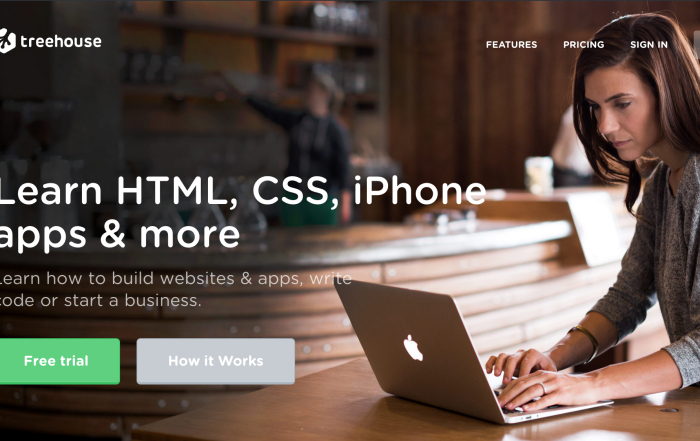 Team treehouse webpage