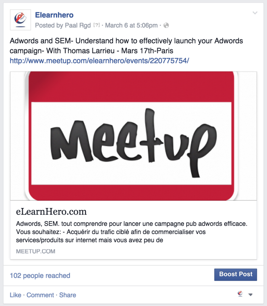 Post without Facebook power editor